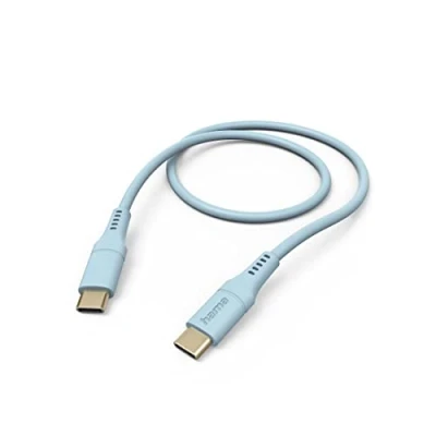 Afbeelding van Hama Oplaadkabel Flexible Usb C 1,5 M Silicone Blauw