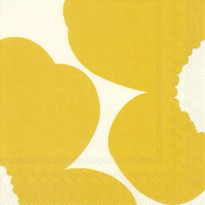 Afbeelding van Ihr 10306 Cocktail Servietten 33x33cm 20 Stuks Unikot Cream