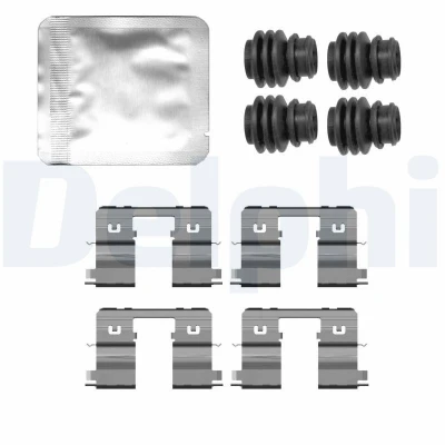 Afbeelding van DELPHI LX0789 Accessoireset, schijfremblok HONDA: CR V (RW, RT) 2.0 e CVT Hybrid, 1.6 i DTEC AWD, 1.5, 2.4, 1.5 VTEC, VTEC AWD