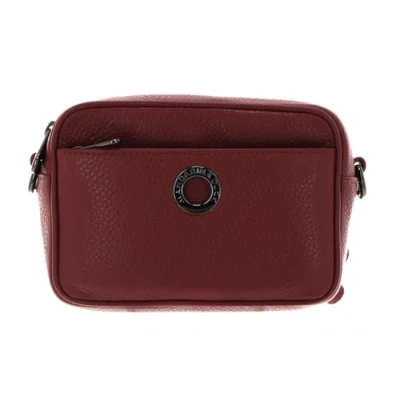 Afbeelding van MANDARINA DUCK Leren Schoudertas Gordeltas Mellow Leather Camera Bag Mahogany Rood