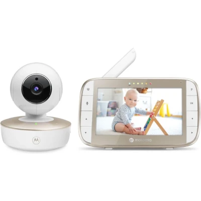 Afbeelding van Motorola Nursery Babyfoon met Camera Baby Monitor VM50G Kleuren Display, Tweeweg Communicatie en Infrarood Nachtvisie 50M Bereik Inzoomen, Kantelen Draaien