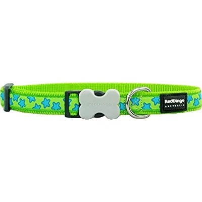 Afbeelding van Dog collar Red Dingo Star Stars (1,2 x 20 32 cm)
