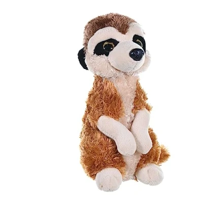 Afbeelding van Wild Republic Knuffel Stokstaartje 20 Cm Pluche Lichtbruin
