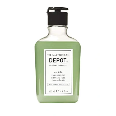 Afbeelding van Depot 406 transparent shaving gel brushless 100ml