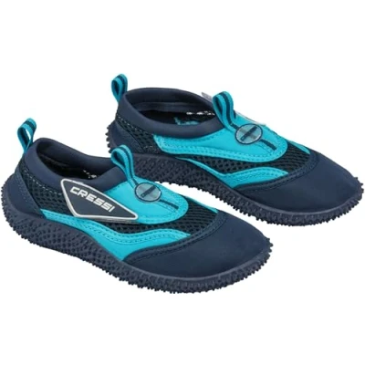 Image de Cressi Coral Jr Chaussures de bain pour enfant piscine et plage Multicolore (bleu/bleu clair), 29 EU
