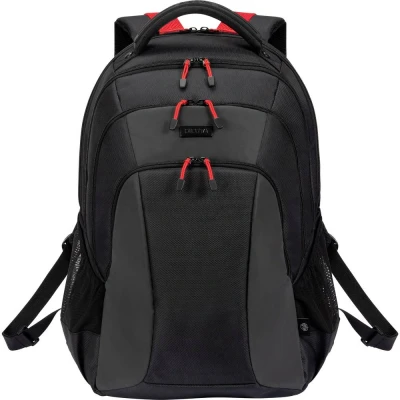 Afbeelding van DICOTA D32119 RPET rugzak Casual Zwart, Rood Polyester, Gerecycleerd polyethyleentereftalaat (rPET)