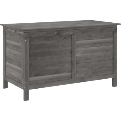 Afbeelding van Tuinbox 99X49,5X58,5 cm Massief Vurenhout Antracietkleurig 99 x 49.5 58.5 / Antraciet