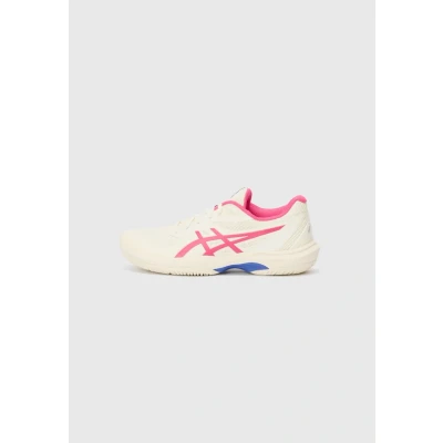 Afbeelding van Asics Tennisschoenen voor alle ondergronden, Dames, Maat: 42, Cream/bright rose Textiel/ synthetisch