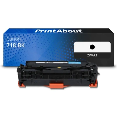 Afbeelding van Huismerk Canon 718 BK Toner Zwart