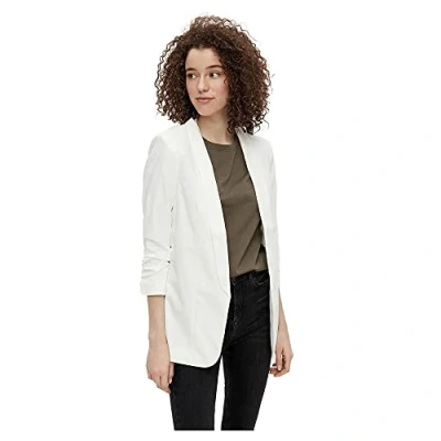 Image de PIECES Femme Blazer Pcboss 3/4 Noos, cloud dancer, XXL