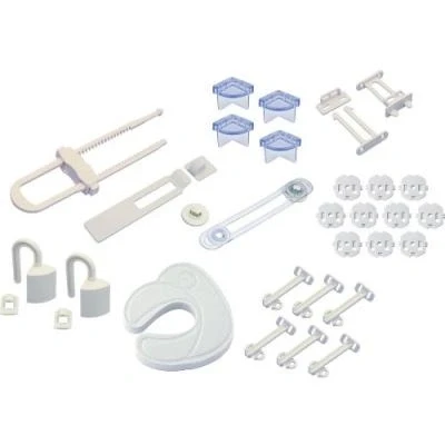 Image de Olympia kit d&#039;articles de sécurité d&#039;enfant comprenant 28 pièces blanc