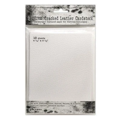 Afbeelding van Ranger Distress Cracked Leather Paper 4.25x5.5 12 vel TDA71310 (02 20)
