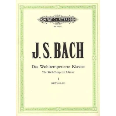 Afbeelding van Das Wohltemperierte Klavier Teil 1 BWV 846 869