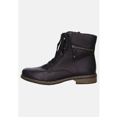 Afbeelding van Rieker Mode laarzen dames 71208, zwart.
