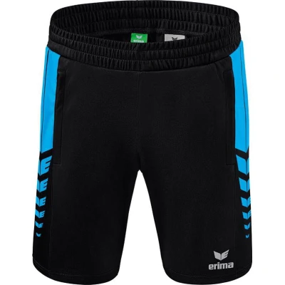 Afbeelding van Erima Six Wings Worker Short Heren Zwart / Curaçao Maat: XL