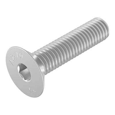 Afbeelding van SECCARO Set van 20 verzonken schroeven M6 x 25 mm roestvrij staal V2A VA A2 DIN 7991 / ISO 10642 binnenzeskant