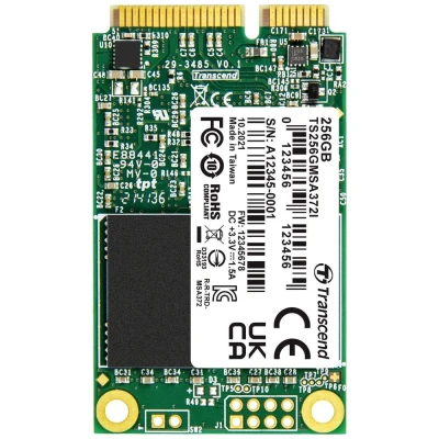 Afbeelding van Transcend 256 GB Harde schijf (2.5 inch) SATA III Industrial TS256GMSA372I