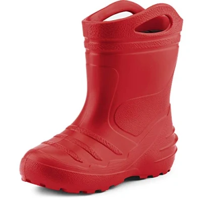 Afbeelding van Ladeheid KL051 Lichte regenlaarzen van thermisch rubber, gevoerd, voor meisjes en jongens, Rood