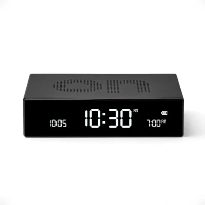 Image de Radio réveil LCD réversible Lexon Flip Premium Noir