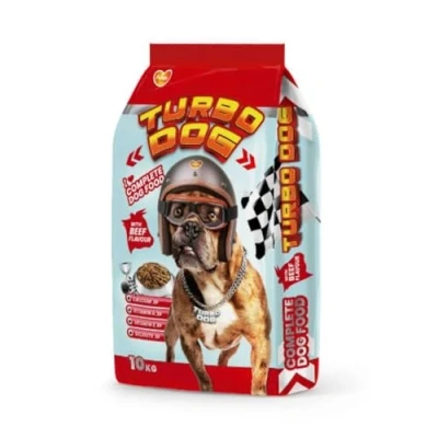 Afbeelding van Turbo Hondenvoer Hondenbrokken Voor volwassen honden van alle rassen Rundsmaak 10kg