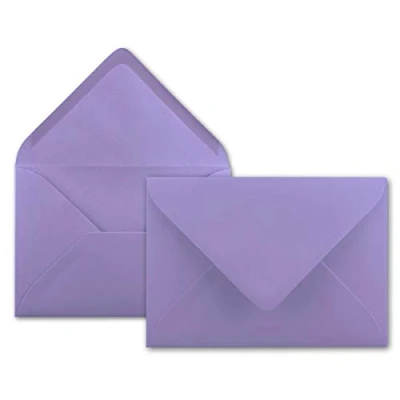 Afbeelding van Neuser 50 enveloppen B6 175 x 125 mm, lila