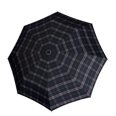 Afbeelding van Knirps Medium Duomatic Paraplu, Maat: One Size, Check navy