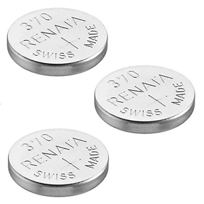 Afbeelding van Horlogebatterij van Renata Made Swiss 370 of SR920SW 1,5V (3 x SR 920 SW)
