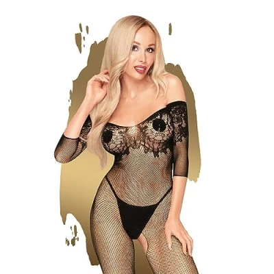 Afbeelding van Penthouse Lingerie High Profile Erotische Catsuit Maat XL Zwart