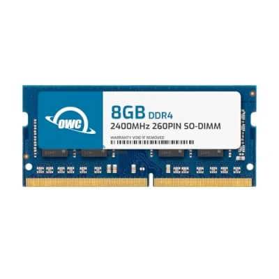 Afbeelding van OWC 8 GB 2400 MHZ DDR4 SO DIMM PC4 19200 Geheugenupgrade voor 2017 iMac 27 inch met Retina 5K display, (OWC2400DDR4S8GB)