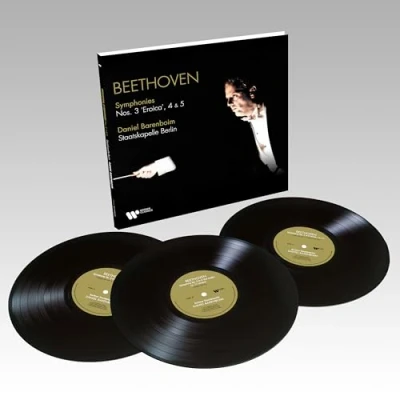Afbeelding van Daniel Barenboim Beethoven: Symphonies 3, 4 &amp; 5 (LP)