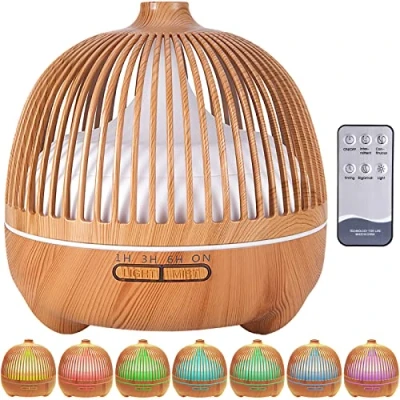Afbeelding van VIPNAJI diffuser voor etherische oliën, 550 ml, ultrasone luchtbevochtiger, aromatherapie, met 7 kleuren, ledlampen, elektrisch, super stil, thuis, kantoor, slaapkamer, spa