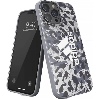 Afbeelding van Adidas Graphic TPU Back Case Geschikt voor Apple iPhone 13 Pro (6.1&quot;) Grijs/Wit