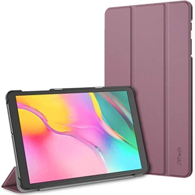 Afbeelding van JETech beschermhoes compatibel met Samsung Galaxy Tab A 10,1 2019 (SM T510 / T515), standfunctie, paars
