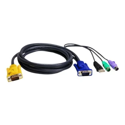 Image de ATEN 2L 5302UP câble clavier / vidéo souris (KVM) 1.8 m