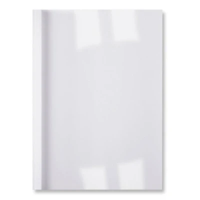 Image de GBC IB3863 LinenWeave Thermabind couverture de reliure 3 mm (100 pièces) blanc