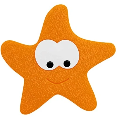 Afbeelding van SPIRELLA STARFY ANTISLIP MAT DECO ORANJE