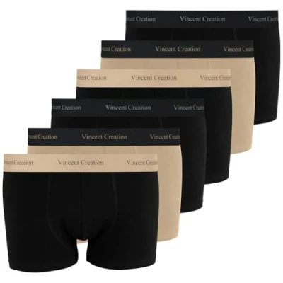 Afbeelding van Vincent Creation Set van 6 retro boxershorts voor heren, Sts mix stuks