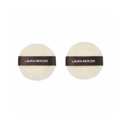 Afbeelding van Laura Mercier Medium Velour Powder Puff Poederdons Set Van 2