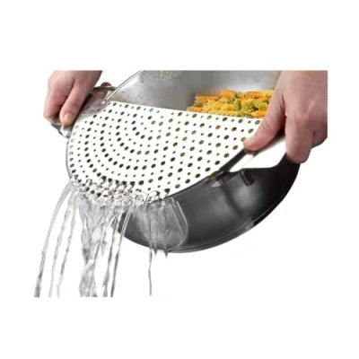 Afbeelding van Kitchen Basics Afgietdeksel 27 Cm Zilver