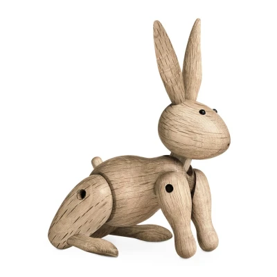 Afbeelding van Kay Bojesen Rabbit Ornament 16 Cm Lichtbruin