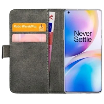Afbeelding van Mobilize PU leer Book Case Zwart OnePlus 8 Pro