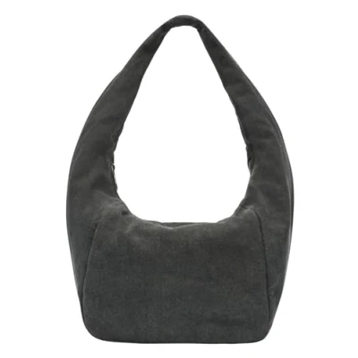 Afbeelding van Liebeskind Berlin Hobo M FARRAH Denim zwart, zwart