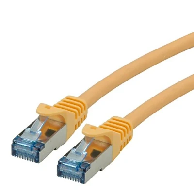 Afbeelding van ROLINE Patchkabel Cat.6A S/FTP (PiMF), Component Level, LSOH, geel, 10 m