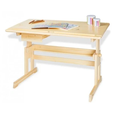Image de Bureau enfant Pinolino Lena pin lasure clair L 109 x P 58 H 70