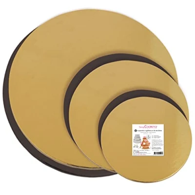 Image de 6 supports à gâteaux Ø14,18, 22 cm