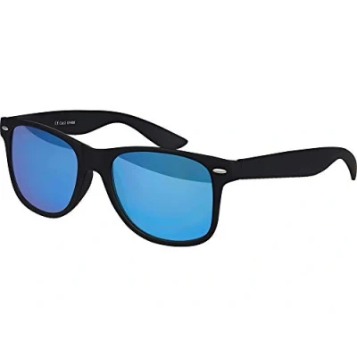 Afbeelding van Nerd zonnebril UV400 CAT 3 CE rubber retro stijl uniseks vintage bril met veerscharnier voor vrouwen mannen (verschillend)