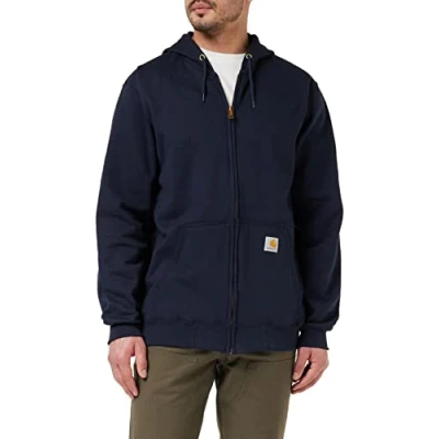Afbeelding van Carhartt Midweight Zip Hooded Sweatshirt New Navy Heren Size : XL