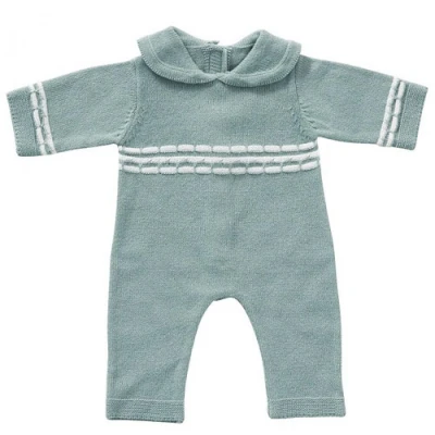 Afbeelding van By astrup poppenpakje gebreid blauw 35 cm