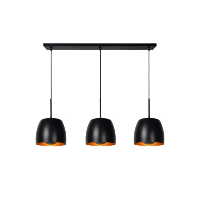 Image de Lucide Nolan Suspension 3xe27 Noir