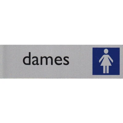 Afbeelding van Infobord pictogram dames 165x44mm